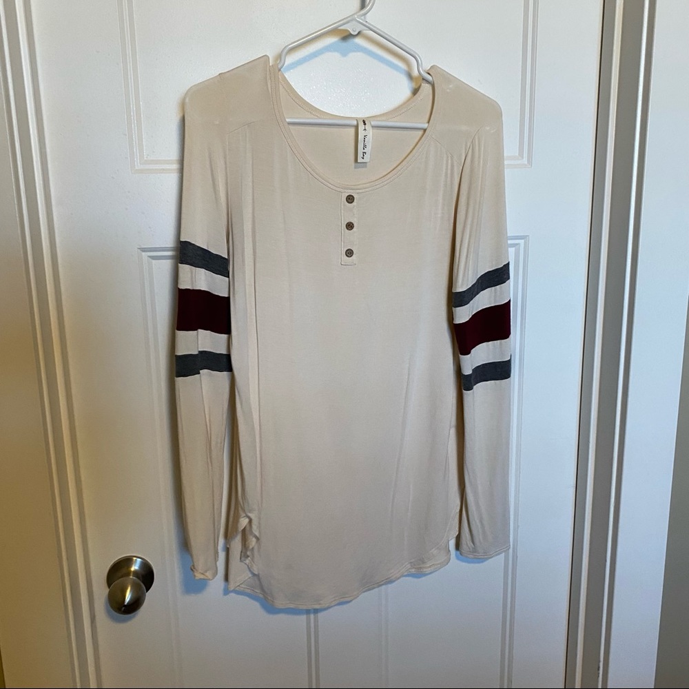 Vanilla bay rugby shirt size L